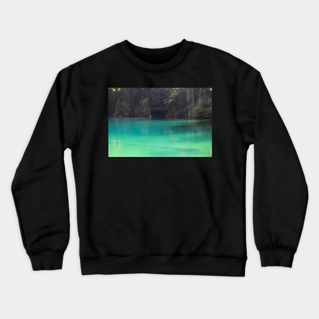 Switzerland - blausee Crewneck Sweatshirt by AnimaliaArt